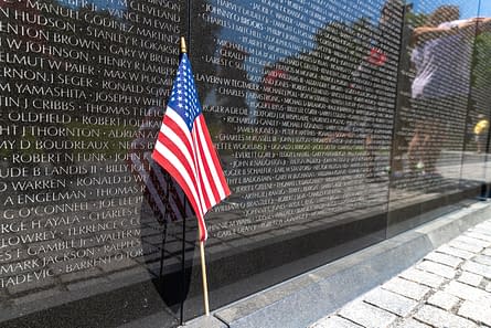 Vietnam Veterans Memorial in Washington